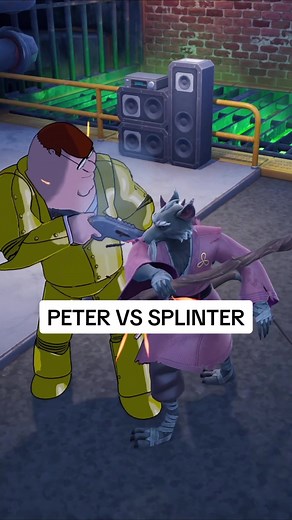 Fortnite Boss Peter Griffin vs. Master Splinter!