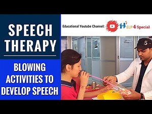 Speech Therapy | Blowing Activities to Develop Speech (‪@Help4Special‬ )