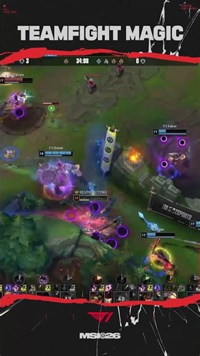 T1's Teamfight Magic