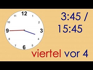 Deutsch Wortschatz 7: Uhrzeit