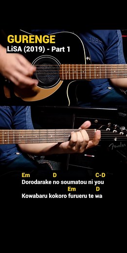 Gurenge - LiSA (2019 - Kimetsu No Yaiba) Easy Guitar Chords Tutorial with Lyrics Part 1 REELS 🎸🎸🎸 #DocOtepGuitarTutorial | Doc OTEP Studio