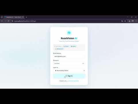 RoadVision AI Demo | Real-Time Pothole Detection System