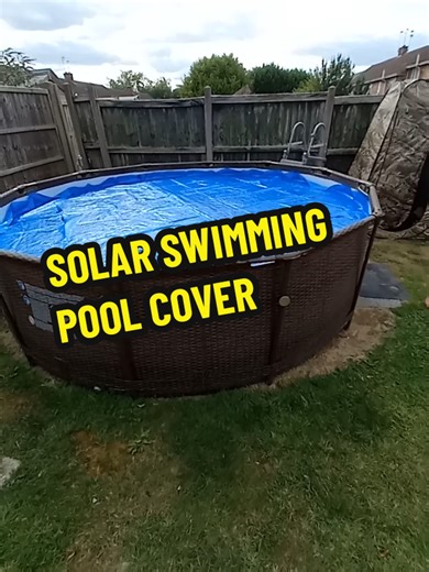 Solar Swimming cover #swimmingpool #pool #poolcover #solarcover #outdoors #tiktokmademebuyit