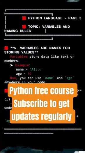 python introduction 3 | Variables and naming