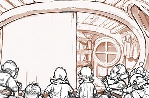 Snow White's striptease!