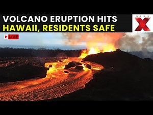 Hawaii's Volcano Eruption LIVE | Hawaii Kilauea volcano erupts, flights and residents remain safe