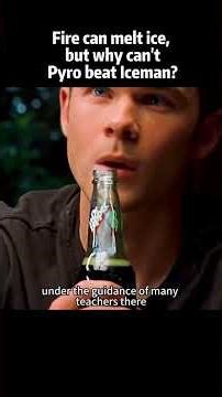 Fire can melt ice,but why can’t Pyro beat Iceman? #marvel #fouryourpag #fyp