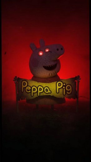 The Hidden Creepy Story of Peppa Pig 🐷 #creepycartoons #creepy #creepypasta
