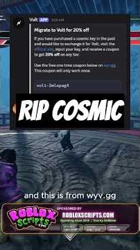 COSMIC EXPLOIT IS FINISHED! VOLT TAKEN OVER THEIR DISCORD | ROBLOX EXPLOIT COMMUNITY NEWS 2026
