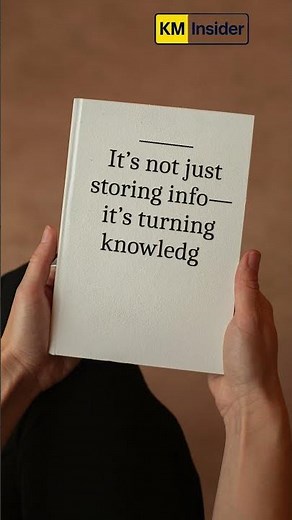 What is Knowledge Management? KM Insider