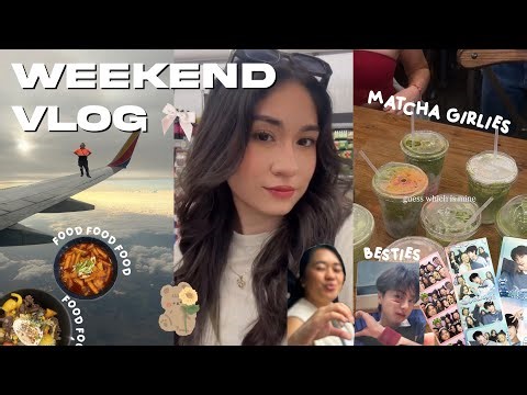 weekend vlog🧸: visiting dallas, shopping at uniqlo & miniso, kpop finds, etc ... ᡣ𐭩