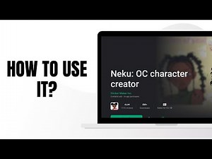 HOW TO USE NEKU APP - MAKE AVATAR STICKER