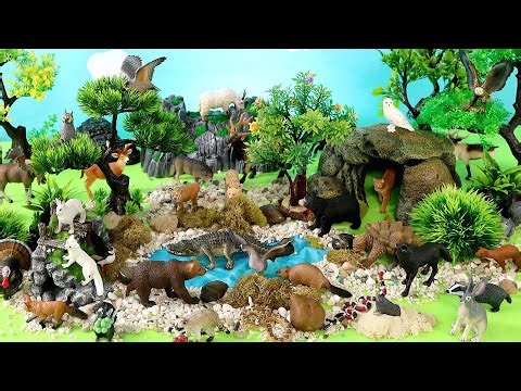 Safari Animals Figurines Collection - Learn Animal Names