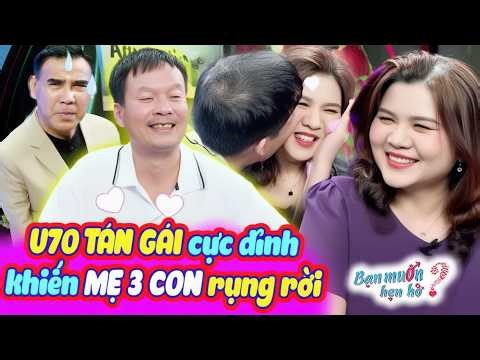 Chú U70 TÁN GÁI cực đỉnh khiến MẸ 3 CON rụng rời làm Quyền Linh trầm trồ | Bạn Muốn Hẹn Hò