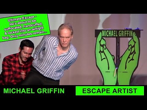 Ultimate Escape - Only minutes remain. Escape Artist is about to suffocate, handcuffed, inside...