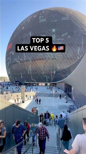 Las Vegas in 25 Seconds 😳🇺🇸 | 5 Unreal Places You Must See ✨ #shorts