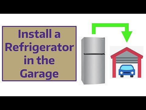 Install a Refrigerator in the Garage