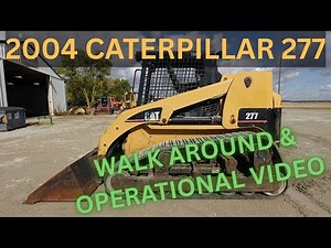 2004 Caterpillar 277 Skid Steer Loader Walk Around & Operational Video $19,900
