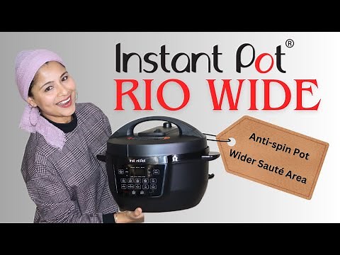 INSTANT POT RIO WIDE REVIEW, Unboxing, Features, Cooking | 7-in-1 Large Multi Pressure Cooker