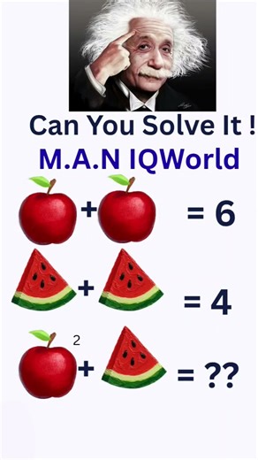 Amazing Maths Puzzles 😱 Genius Know The Answer 😎 #ytshorts #iqtest #shorts