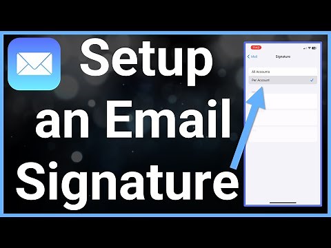 How To Setup Email Signature On iPhone
