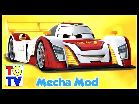 Cars: Fast as Lightning NEON RACING! Mecha Mod Shu Unlocked vs Wingo, McQueen, Max