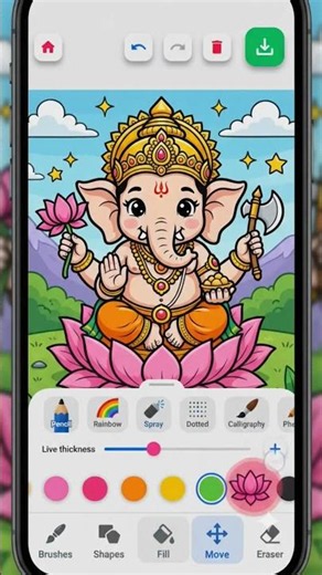 #drawingapp #drawingforkids #educationalgames #kidsgames #ganesh #games #painting #kidsdrawing