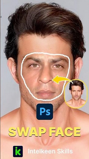 How to Swap face using photoshop | Best tutorial by intelkeen