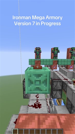 Minecraft Ironman Mega Armory Version 7 #minecraft #fyp #trending #viral #marvel