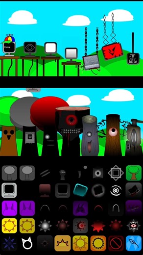 Mr.Tree 🌳 vs Mr.Computer 🖥️ 🎮🔥🦾 #incredibox #sprunkimusic #sprunki #incrediboxsprunki #shorts