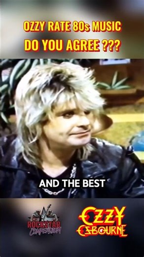 Last one was controversial it seems, do you agree ? 🤔 #ozzyosbourne #ozzy #classicrock