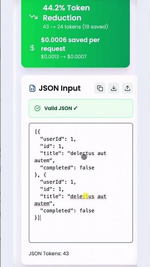 TOON I Just Found a WAY to Save 44% on AI Tokens with FREE JSON Conversion Tool #toon