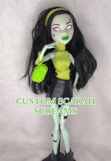 My First Time Sewing: Custom Scarah Screams Doll