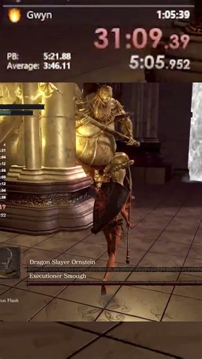 The speedrun way of beating Ornstein and Smough in Dark Souls