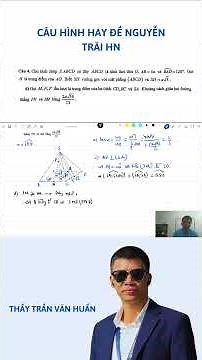 KHOẢNG CÁCH GIỮA HAI ĐƯỜNG THẲNG CHÉO NHAU VÀ KHÔNG VUÔNG GÓC #thptqg #toan12 #education #toan11