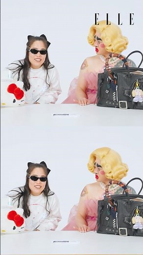 【夢のコラボ💖ブリアナ・ギガンテ × ゆりやんレトリィバァ】KAWAIIが詰まった愛用バッグ＆お気に入りの私物を大公開｜What's in my bag｜ELLE Japan