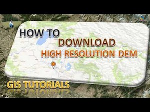 Download High Resolution Dem 5 to 15 meters