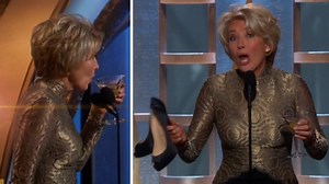 Emma Thompson -- Martinis Get Me Through Golden Globe Awards