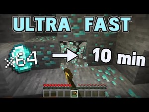 Minecraft 1.14 How to Find Diamonds in 10 min! (FASTEST METHOD)