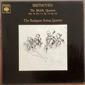 Beethoven - The Budapest String Quartet - The Middle Quartets