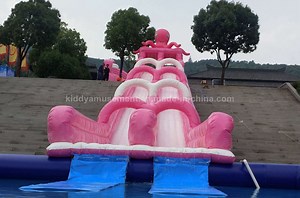 [Hot Item] Attaction Outdoor Amusement Park Rides Inflatable Giant Water Slide