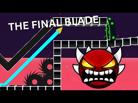 FIRST 3DASH LIST DEMON?! (THE FINAL BLADE 100%)