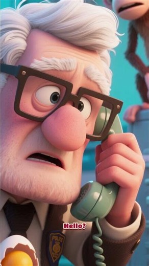 The Naughty Monkey 🐒 has stolen the eggs from the chicken 🐔