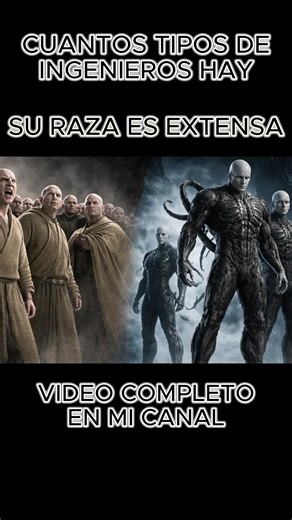 Cuantos tipos de ingenieros hay #terror #alien #prometheus