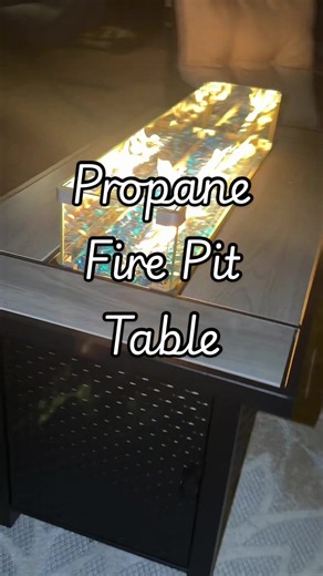 45-inch Propane Fire Pit Table — 50,000 BTU Outdoor Heater