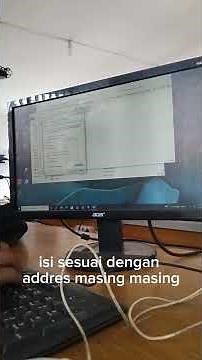 TUTORIAL SETTING IP ADDRESS