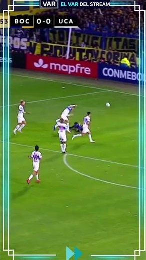 Was it a penalty on Chango Zeballos? La Bombonera wanted it badly 😳 #boca #copalibertadores