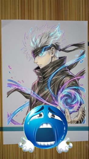 gojo ki drowing #viral #art #runakartist #gojo