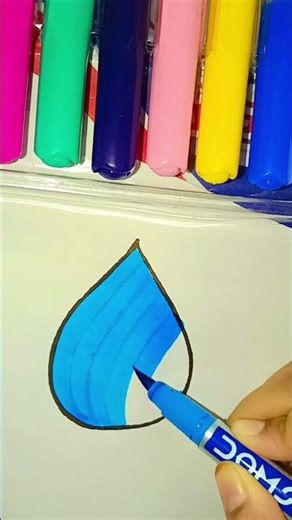 Satisfying Water Drop coloring #trending