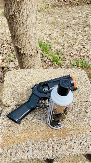 Messing around with my mini airsoft Grenade Launcher #airsoft